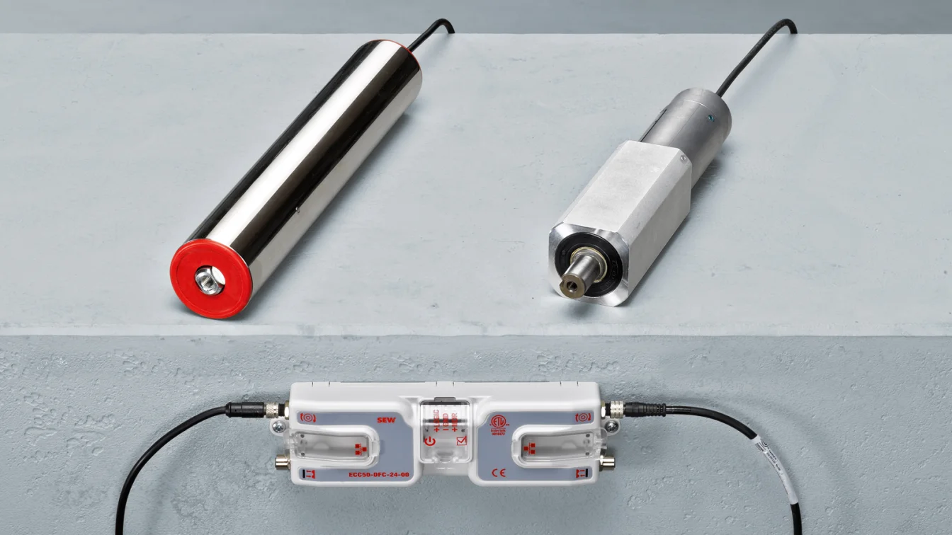 Sistema di azionamento ECDriveS® per tecnologie di material handling per carichi leggeri SEW-Eurodrive
