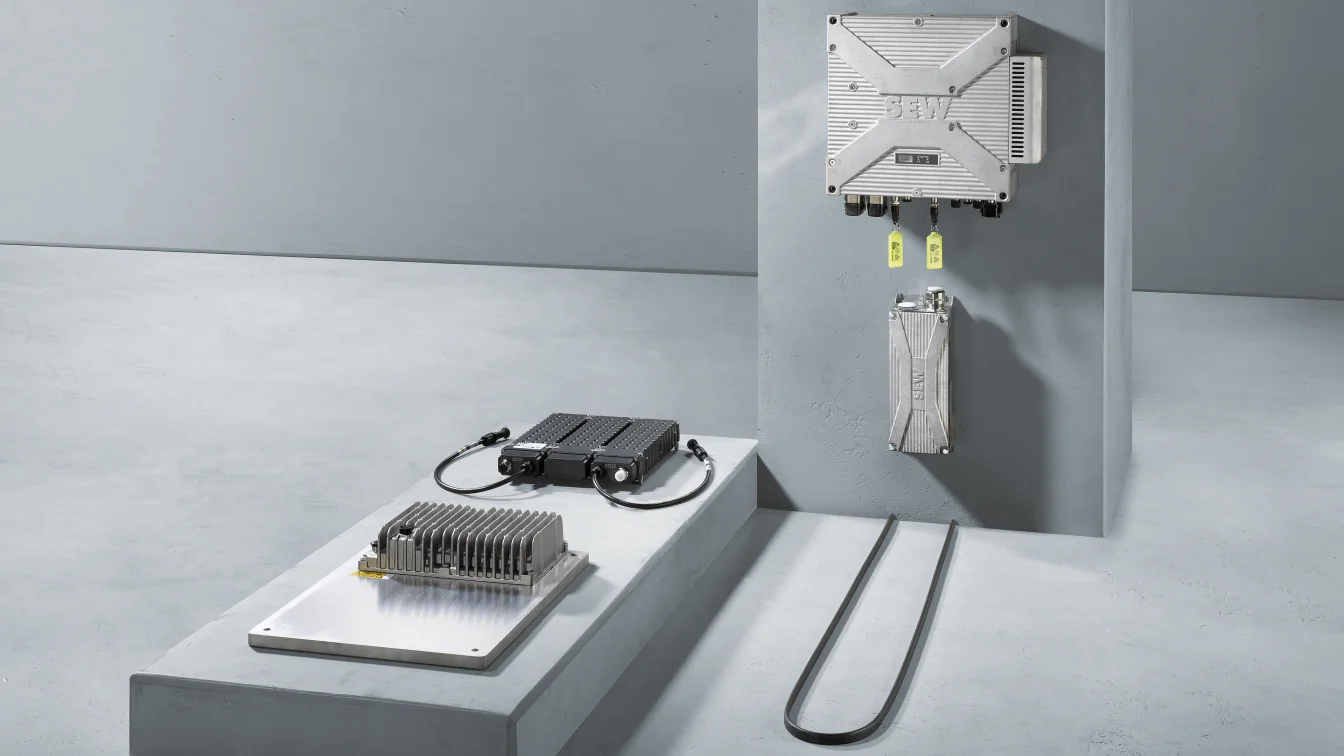 MOVITRANS® line – Sistema di trasferimento di energia ottimizzato e senza contatto per lunghi tracciati SEW-Eurodrive