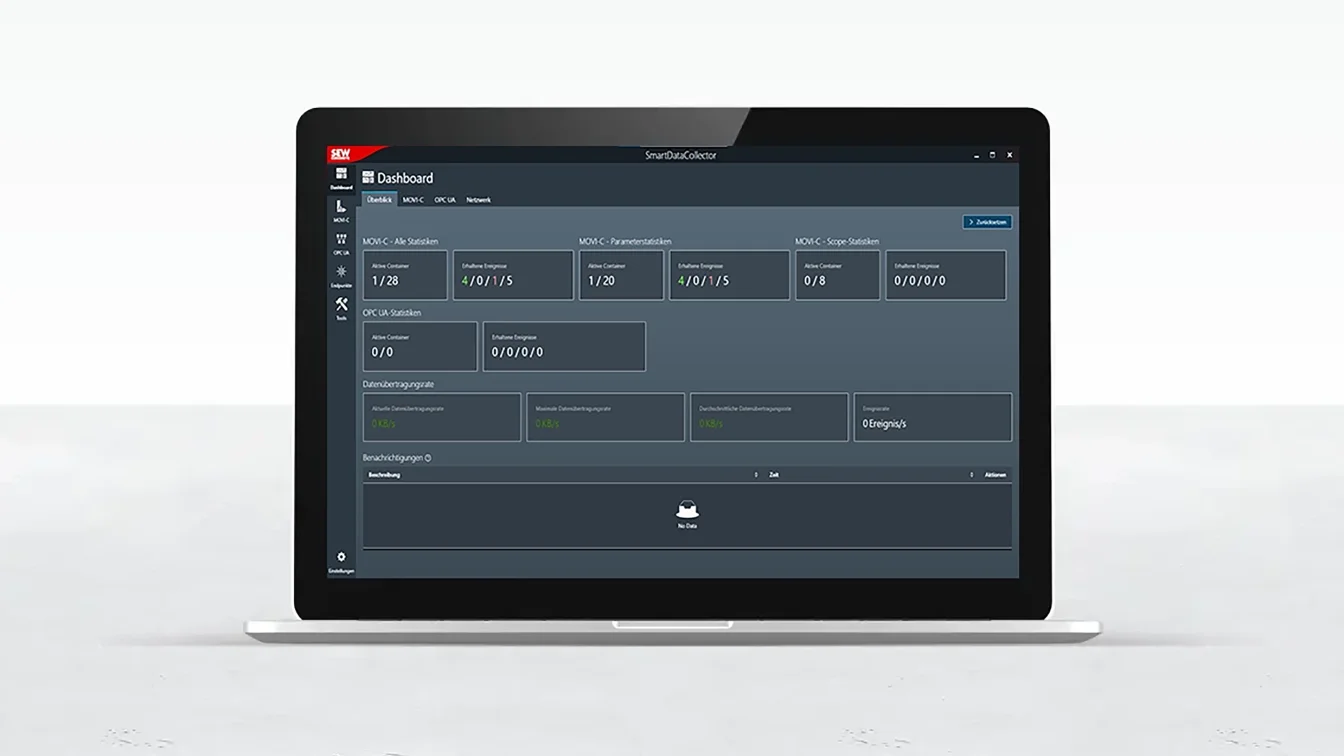 DriveRadar® SmartDataCollector: caricamento di dati utili IIoT SEW-Eurodrive