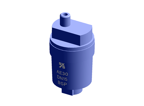 AE30C Automatic Air Eliminator/Air and Gas Vents 1/2" NPT with Check Valve and Stop Valve for Water Systems Spirax Sarco