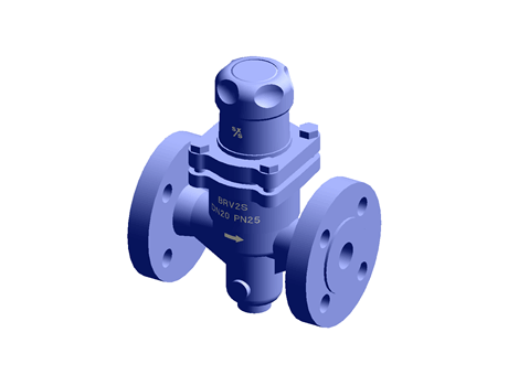 BRV2S Pressure Reducing Valve Orange Spring DN15 PN25 SG Iron Spirax Sarco