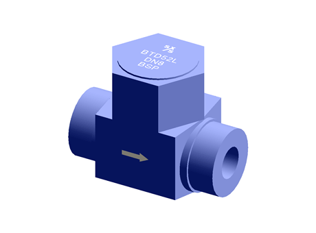 BTD52L Thermodynamic Steam Trap DN10 Tube Ends DIN 11850 Stainless Steel 316L (1.4404) Spirax Sarco
