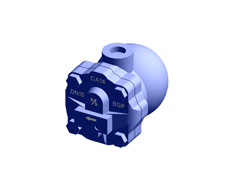 CA14 Air and Gas Trap 1/2" NPT SG Iron Spirax Sarco