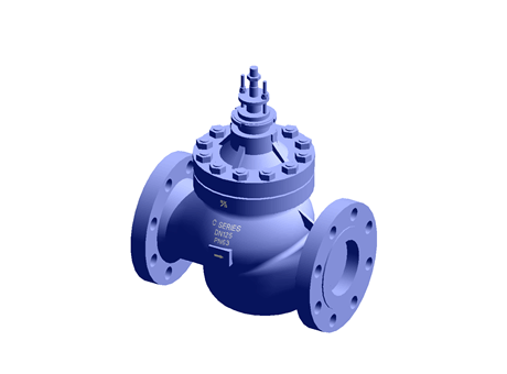 CE43 Cage Design Two-Port Control Valve DN125 PN40 Carbon Steel Spirax Sarco