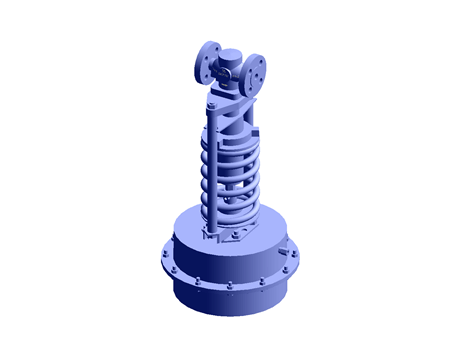 DEP7-B5 Excess Pressure Valve with Actuator DN25 ASME 150 SG Iron (3.2-7) Bar Blue Spring Spirax Sarco