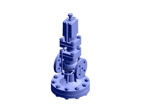 DP143 Pilot Operated Pressure Reducing Valve Grey Spring DN15 PN40 Cast Steel Spirax Sarco