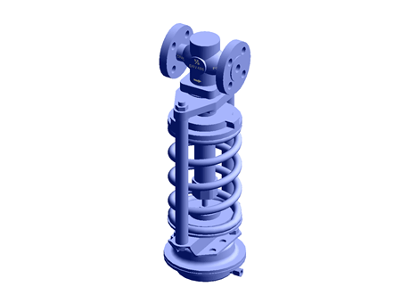 DRV4 Pressure Reducing Valve without Actuator DN15 ASME 300 Cast Steel (8.0-20) Bar Red Spring Spirax Sarco
