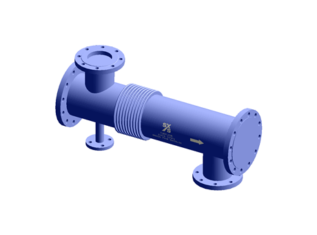EVC (Exhaust Vapour Condenser) Turflow Type Heat Exchanger 8" PN16 (1 FV CII) Stainless Steel Spirax Sarco