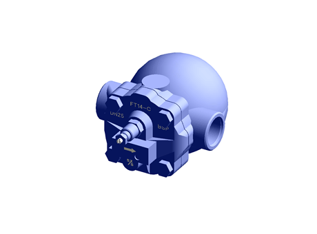 FT14-14C (R-L) Ball Float Steam Trap 1/2" BSP SG Iron Spirax Sarco