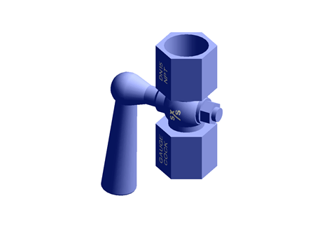 Pressure Gauge Cock 1/2" x 1/2" NPT Spirax Sarco