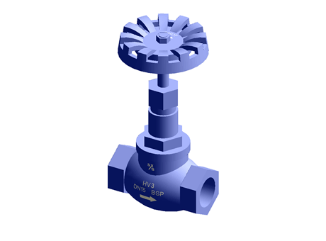 HV3 GM Stop Valve 2" BSP Gunmetal Spirax Sarco