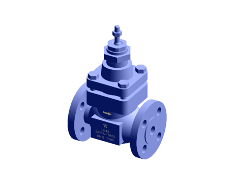 LE43 Spira-trol Two-port Control Valve DN40 PN16 Carbon Steel KV25 (LE43PTSUSS) Spirax Sarco