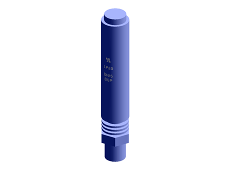 LP20 Capacitance Level Probe 1/2" NPT Stainless Steel 470mm Long Spirax Sarco