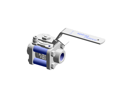 M16Vi4 Reduce Bore ISO Ball Valve 3/4" Butt Weld Stainless Steel Spirax Sarco