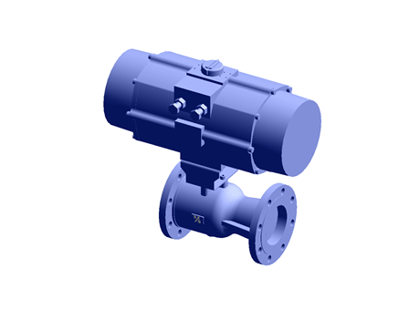 M20S Ball Valve with BVL472X BVA360S12 DN150 PN40 Zinc Plated Carbon Steel Spirax Sarco