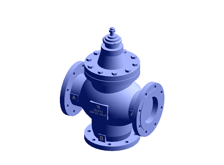 QL73D - Standard Bonnet Three-port Control Valve DN150 PN25 SG Iron Spirax Sarco