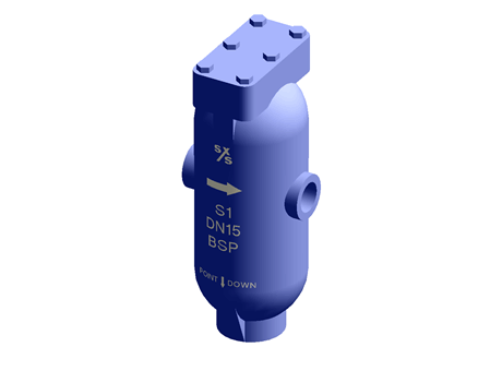 S1 Separator 1" BSPT (Vertical) SG Iron Spirax Sarco