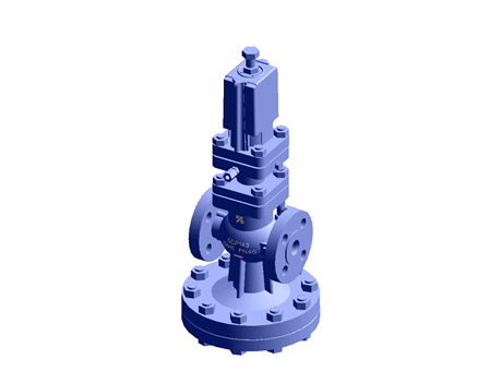 SDP143 Pilot Operated Pressure Surplussing Valve 1" ASME 150 Cast Steel (0.2-17 Bar g) Red Spring Spirax Sarco