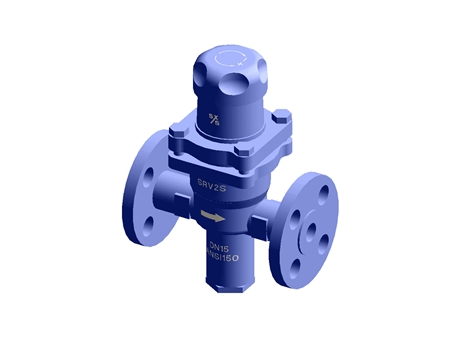 SRV2S Pressure Reducing Valve Range 3 Orange DN15 PN25 Stainless Steel Spirax Sarco