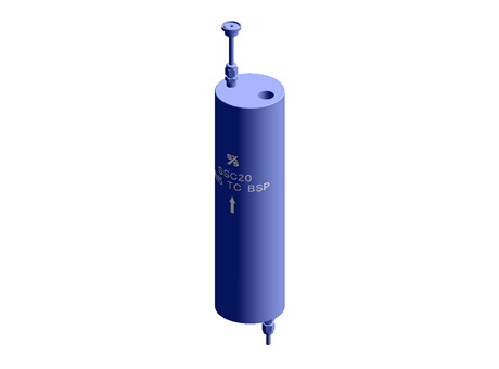 SSC20 Sanitary Sample Cooler 1/2" Tri-Clover x NPT Stainless Steel Spirax Sarco