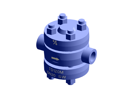TD120M Thermodynamic Steam Trap 1/2" Butt Weld Alloy Steel Spirax Sarco