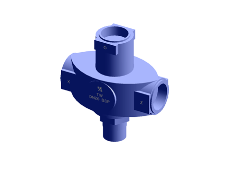 TW Three-port Self-acting Control Valve DN50 KS10 Bronze Spirax Sarco