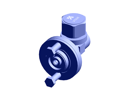 UTD26LY Thermodynamic Steam Trap with Swivel Connector and Blowdown Valve Stainless Steel Spirax Sarco