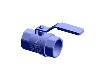Non-Vent Ball Valve 2" BSP Brass Spirax Sarco