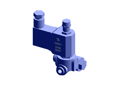 DM13 for Use with 45mm Actuator (24 VAC) Brass Spirax Sarco