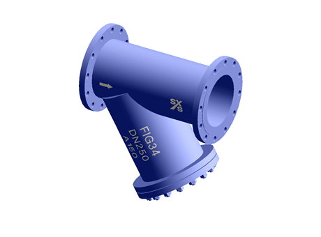 FIG34 'Y' Type Strainer DN300 ASME 150 Carbon Steel 3mm Perforations Spirax Sarco