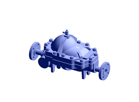 FTC80-80 Ball Float Steam Trap (R-L) 1.1/2" Socket Weld Cast Steel with 1/2" NPT Air Vent Connection and BDV2 Spirax Sarco