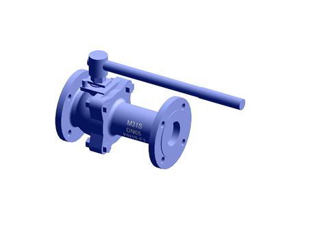 M31S2 Full Bore Ball Valve DN100 PN16 (F4) Carbon Steel with RPTFE Seat and Solid Ball Spirax Sarco