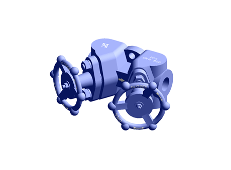 PC40 Pipeline Connector 3/4" Socket Weld Austenitic Stainless Steel with 2 Piston Isolation Valves Spirax Sarco