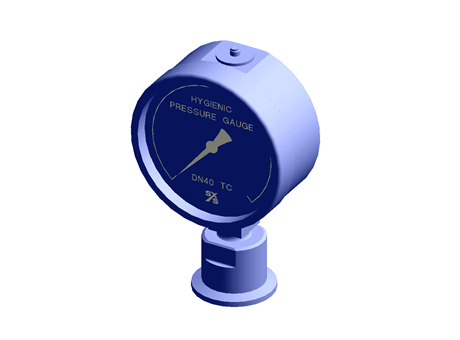 Sanitary Pressure Gauge 4" (0-6 Bar) 1.1/2" Tri-Clamp Spirax Sarco