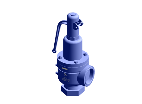 SV73-BK Safety Valve NPT x NPT Cast Iron 113.9-129.7 PSI Spirax Sarco