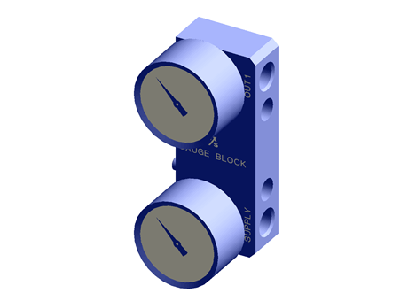 Pressure Gauge Block Spirax Sarco